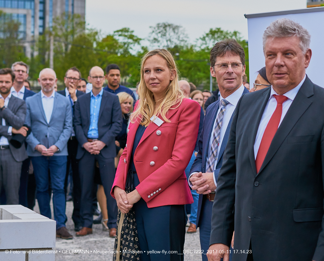 11. Mai 2017 - Grundsteinlegung für die LOGE und dem Kulturquadrat in Neuperlach